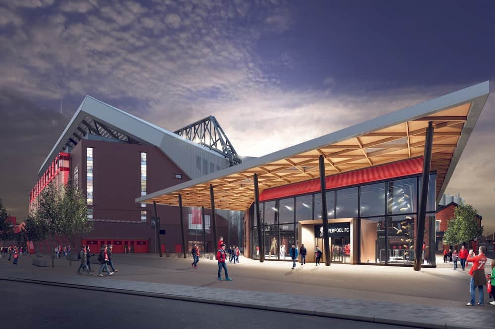 Kinlan has been awarded the masonry package to build the new Liverpool FC Store