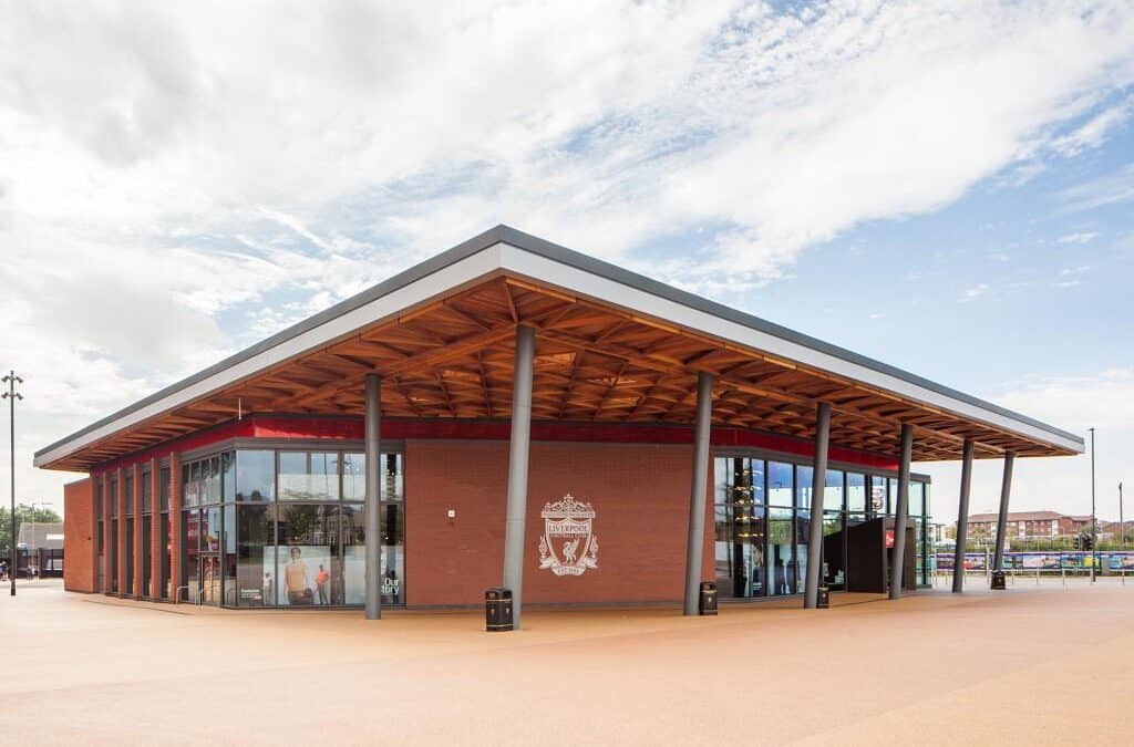 Kinlan Brickwork Ltd have completed the masonry on the new Liverpool FC shop