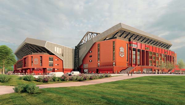 Kinlan Brickwork Ltd has been awarded the full masonry package for the Anfield Road Stand Expansion!