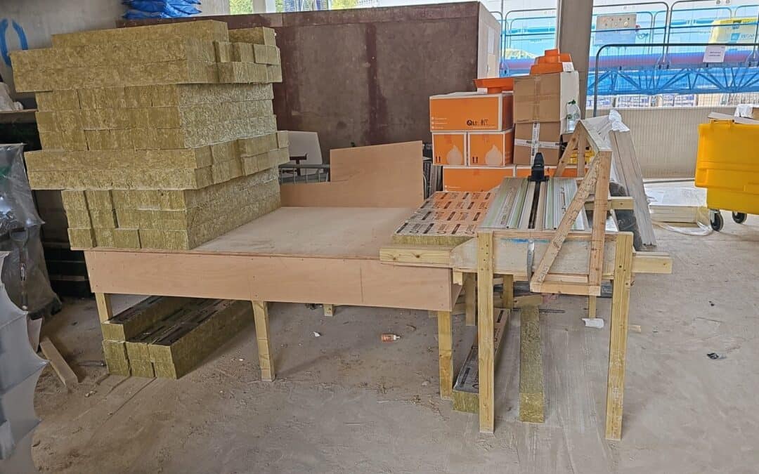 Our Fitters Have Made A Bespoke Bench For Our Side Rise Product Cutting …