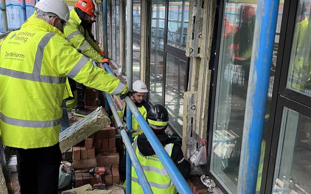 Brilliant example of a Quality Inspection happening on site …